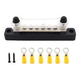 CALANDIS™ Power Distribution Terminal Block Bus Bar for Automotive Caravan Pickup 6 Ways Black | Terminal Blocks | Connectors | Connectors, Switches & Wire | Electrical & Test Equipment image 2