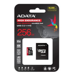 ADATA High Endurance 256Gb UHS-I U3 V30 A2 Class 10 Micro Sdxc Memory Card, Speed Upto 100MB/s R (AUSDX256GUI3V30SHA2-RA1) image 5