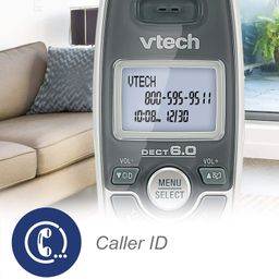 VTech Cordless Answering System with Caller Id/Call Waiting, Model Cs6124, LCD, Pack of 1 image 4