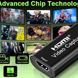 Microware Audio Video Capture Card, HDMI to USB USB 2.0 High Definition 1080p 30fps, Directly to Computer for Gaming, Streaming, Teaching, Video Conference or Live Broadcasting image 4