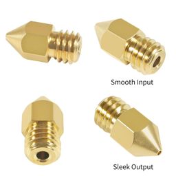 MAKABEE 8 Pcs 0.4mm MK8 Extruder Nozzles 3D Printer Nozzles for Creality Ender 3/3 Pro/3 V2, Ender 5/5 Pro, CR-10/10S, Makerbot, Anet A8 3D Printer image 4