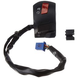 Uno Minda SW-0648F-M01 Handle Bar Switch (Right Hand Side) With Self Start- 5 Pin White Coupler, 2 Pin White Coupler For Bajaj Pulasr 135/150/180/DTSi image 1