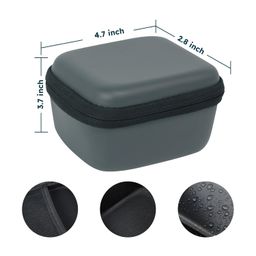 Vibeat Wearable Pulse Oximeter Case, Oxygen Monitor Storage Case, Portable Protective Bag OxyU SleepU Visualoxy CheckmeO2 Max, Case Only, Gray image 3