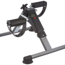 NRS Healthcare Pedal Exerciser with Digital LCD Display & Adjustable Knob Resistance image 1