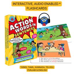 Brainy Bug Resources Educational Flash Cards and Child Resources for Teaching Language_Skills(Action Words in Sentences) image 2