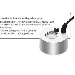 Vinayakart Single Head Silver 20 mm Mist Maker Fog Machine Atomizer Fogger Water Fountain - EU Plug image 4