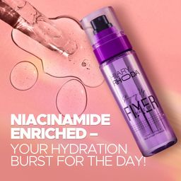 Hilary Rhoda Staying Up Makeup Fixer | Infused with Niacinamide | Hydrating & Refreshing Setting Spray | Smudge-Proof Makeup Fixer | Waterproof & Non-Sticky Formula | 105ml image 4