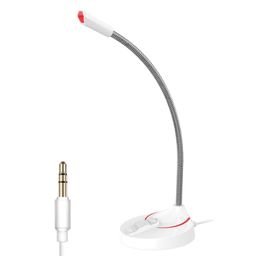 MERISHOPP®USB/3.5mm Mini Condenser Microphone Mic for PC Computer F12 White 3.5mm|Computers/Tablets & Networking | Microphones|1 * Microphone image 1