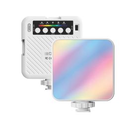 Digitek (LED-D6W RGB) Portable Mini RGB LED Video Light with inbuild Battery & 360° HSI, 3000K-6000K, 8-Level Control, 9 Special FX Modes, Type-C Charging, 2hr Battery, for Photography & Videoshoots image 1