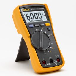 Fluke 115 Field Technicians Digital Multimeter True-RMS Voltage & Current Measurement One-Handed Operation 6000-Count High-Resolution Display Handheld Tester image 3