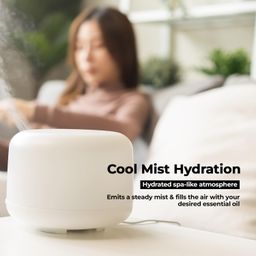 Allin Exporters 1000ml Touchpad Diffuser with Essential Oil 7 Color Changing LED Lights Cool Mist Timer Ultrasonic Humidifier for Home Baby Bedroom & Office (1Pc, Multicolour) image 3
