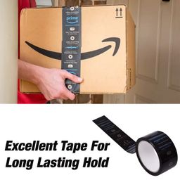 aipl Amazon.in branded Prime Packaging Tape with Strong Adhesive No Residue Easy to Use & Pack Items Multipurpose Usage (Black, 1 Pc) image 5