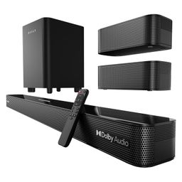 Boult Newly Launched X625 5.1ch Dolby Digital 625W Bluetooth Soundbar with Down-Firing Subwoofer Surround Sound Home Theatre, Dedicated DSP, USB/HDMI/AUX & Optical Fiber Connectivity Speaker for TV image 1