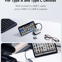 Lexar RW515 CFexpress Type A Card Reader with USB-C to USB-A Adapter for CF and CFexpress Cards image 4