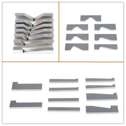 kimllier 17Pcs Angle Plates Block Set, Precision Steel Gauge Block Machinist Tool 1/4 to 45 Degree with Box image 4
