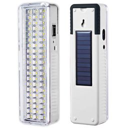 Pick Ur Needs Solar Emergency Rechargeable Light 42 LED Light with Android Charging Support Lantern (62 White) image 1