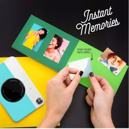 Kodak PRINTOMATIC Digital Instant Print Camera (Blue), Full Color Prints On Zink 2x3 Sticky-Backed Photo Paper - Print Memories Instantly image 5