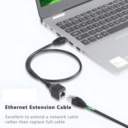 fdealz [ 0.6 Meter ] RJ45 Male to Female Extension Cable, RJ45 Ethernet Extension Cable, LAN Cable Extender RJ45 Network Patch Cord for Router Modem Smart TV PC Computer Laptop, 60 CM image 3