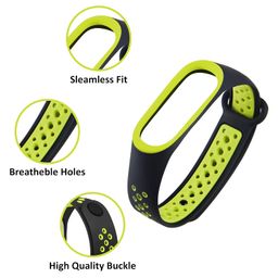 CROSSVOLT Adjustable Strap Combo for Xiaomi Mi Band 3/ Mi Band 4 - Multicolor - Set of 4 image 2