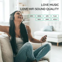 AGPTEK A02X 32GB MP3 Player with Bluetooth 5.3, 1.8 inch Screen Portable Music Player with Speaker, FM Radio, Voice Recorder, Supports Expanded Up to 128GB image 3