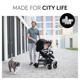 Hauck Rapid 4 Baby Stroller-Ultra Compact and Lightweight Buggy with 5-Point Harness, One Hand Fold, Removable Bumer Bar, Pram for Kids from Birth Up to 25 Kg-Approx. 4 Years,Black image 4
