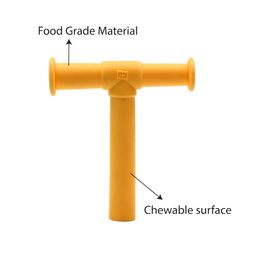 SPEECHGEARS Oro-Tube, A Chewing Tube For Speech Feeding And Sensory Integration. Yellow(Soft) image 3