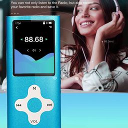 xidehuy MP3 player, music player with a 16GB memory card, portable digital music player, video/voice recording, FM radio, e-book reader, photo viewer, image 3