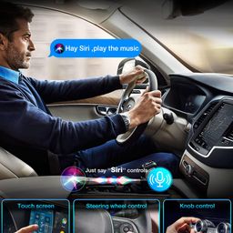 asouny Wireless CarPlay Adapter, Converts Wired CarPlay to Wireless, Plug and Play CarPlay Wireless Adapter, Auto Connect Easy Setup Fit for Cars from 2016 and iPhone iOS 10+, Dark Grey image 4