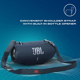 JBL Xtreme 4 Portable Bluetooth Speaker, ProSound with Powerful Bass Radiators, AI Sound Boost, Built-in Powerbank, Multispeaker Connection by Auracast, IP67, Replacable Battery, Fast Charging (Blue) image 5