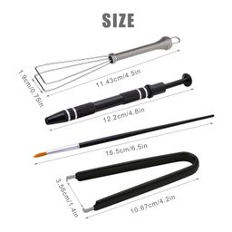SAVITA Mechanical Keyboard Switch Puller Set, Keycap Remover Kit Keyboard Cleaner Tool Including Keycap Puller, Switch Clamp, Stem Holder, Lube Pen-Easy to Pull (Black) image 2