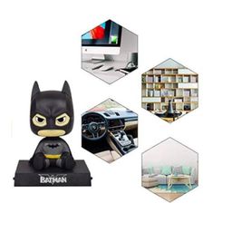 AUGEN Super Hero Batman Action Figure Limited Edition Bobblehead with Mobile Holder for Car Dashboard, Office Desk & Study Table (Pack of 1) image 3