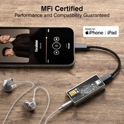 questyle M15C Headphone Amplifier Portable USB DAC Amps 32Bit/384kHz DSD256 Decoder with 4.4mm and 3.5mm Dual Outputs High Resolution Lossless for Smartphones/PC/Laptops image 4