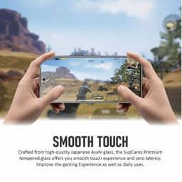 supcares Military-Grade Gorilla Tempered Glass Screen Protector for OnePlus Nord 4 (6.74 Inch) With Installation Kit | Edge to Edge Coverage | Black image 4