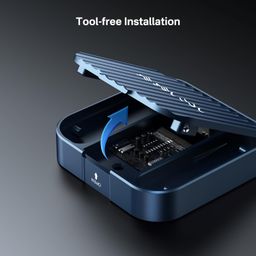 ACASIS 2230 SSD Enclosure with Magnetic Suction for iPhone 15 Pro Max ProRes, 10Gbps USB C 3.2 Gen2, Aluminum M.2 NVMe SSD Enclosure Adapter, Support M-Key B+M Key UASP(UP to 2TB) image 5