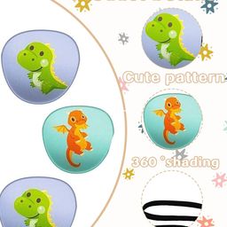 Eye Patch, Eye Patch for Kids, Eye Patches for Lazy Eye, 3-Pack Reusable Orthopedic Eye Cover, Strabismus Correction, and Light Sensitivity, Fits Children and Adults image 3
