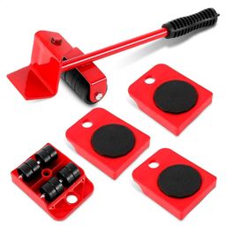 SPOTVIEW Furniture Lifter/Shifter Tool - 4 Pcs 3.9"x3.15" Slides Kit, Move Roller Tools Max Up for 150KG/331LBS, 360 Degree Rotatable Pads, Easily Redesign and Rearrange (Pack of 1) image 1
