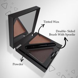 facescanada FACES CANADA HD Shape Up Brow Kit - Brown 02, 2.8g | Eyebrow Duo Kit - Wax & Powder With Brush | Long-Lasting | Precise & Natural Looking | Rich Color Payoff | Shaped & Defined Brows | Cruelty-free image 3