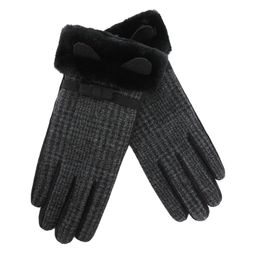 calandis CALANDIS™ Elegant Touch Screen Gloves Soft Winter Women Plush Lined Glove Mitts Black | Gloves & Mittens | Womens Accessories image 1