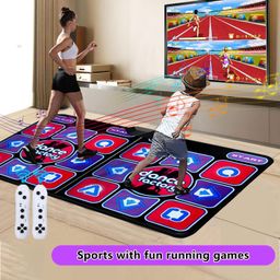 Dance Mat, Double User Light Up Musical Electronic Dance Mats with Different Difficulty Levels, Dance Step Pad Game for TV, PC, Non Slip Interactive Yoga Dancing Mats image 3