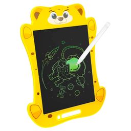 VGRASSP 7.5 Inch Educational Animal Face LCD Writing Tablet Toy for Kids - Reusable Doodle Board with One-Click Erase and Stylus - Learner Drawing Pad - Color and Design As Per Stock (7.5") image 1