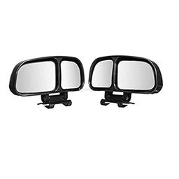 generic 3R Adjustable 360 Degree Wide Angle Car Rear View Blind Spot Mirror (3R-028) -2 Pieces image 1