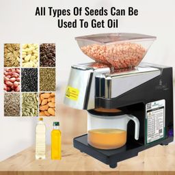 seeds 2 oil SEEDS2Oil Oil Machine 600 Watts Food Processor With Temperature Control Extraction For Home Use (Black) image 2