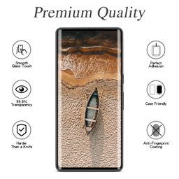 opentech OpenTech® UV Tempered Glass Screen Protector Compatible For Motorola Moto Edge 50 Fusion (6.7 inches) With Edge To Edge Coverage And Easy Installation Kit image 2