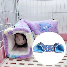 CALANDIS® Hamster Tunnel Cage Toys Habitat Nest Cave for Mice Chinchilla Small Animals | Exercise & Toys image 2