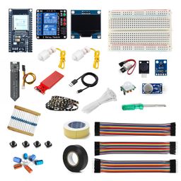 electrobot ESPHome IoT Smart Home Kit with ESP32 | Includes OLED Display, PIR Sensor, Water Level Sensors, Float Sensors, DHT11, and More for Home Automation & DIY IoT Projects image 1