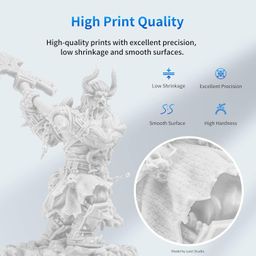 ANYCUBIC 3D Printer UV Resin 405nm Rapid Photopolymer for Photon/S Liquid 3D Resin Universal High Precision for LCD/DLP/SLA 3D Printers, (1L White) image 2
