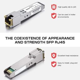 ipolex 1.25G SFP to RJ45 Copper SFP-T, Gigabit Copper SFP 1000Base-T, for Cisco GLC-T/SFP-GE-T, Meraki MA-SFP-1GB-TX, Ubiquiti Unifi UF-RJ45-1g, D-Link, Intel, Netgear, Broadcom and More, 4 Pack image 3