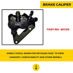 Nikavi BCC05 Front Brake Caliper Assembly Compatible for TVS Apache RTR (All Models) image 3