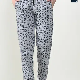 BAESD Pack Of 2 Printed High Rise Lounge Pants-image-11