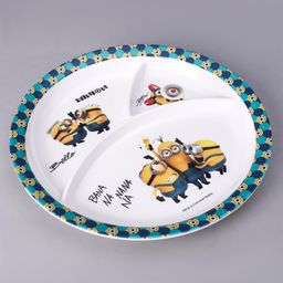 Minions 3 Partition Rnd Plate- Multicolor-16